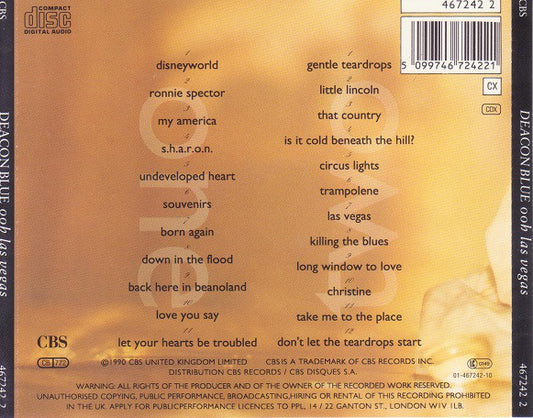 Deacon Blue : Ooh Las Vegas (2xCD, Comp)