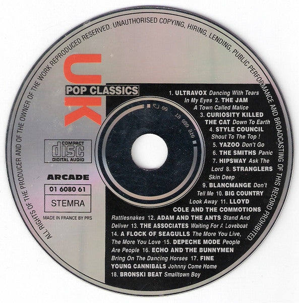 Various : UK Pop Classics (CD, Comp)