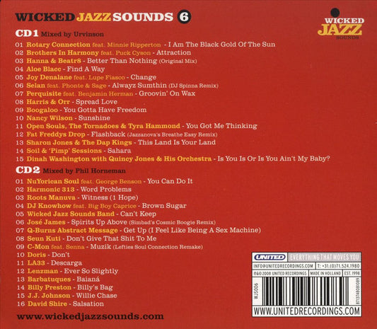 Various : Wicked Jazz Sounds Volume 6 (2xCD, Mixed)