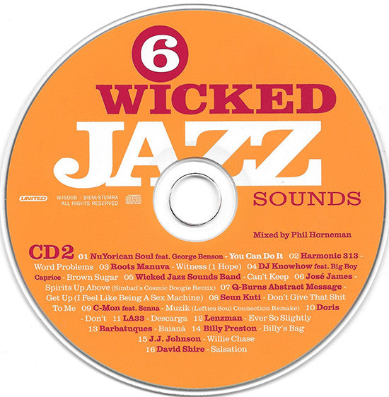 Various : Wicked Jazz Sounds Volume 6 (2xCD, Mixed)
