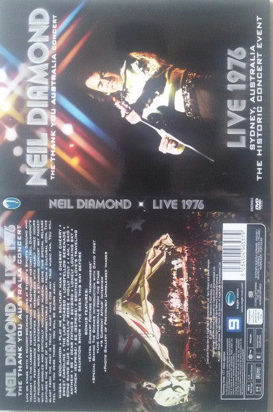 Neil Diamond : The Thank You Australia Concert - Live 1976 - Sydney, Australia - The Historic Concert Event (DVD-V, PAL, Dol)
