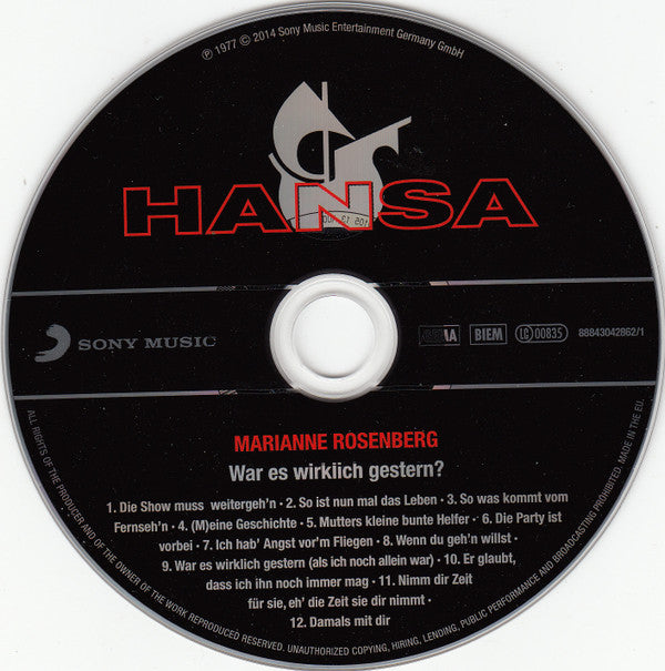 Marianne Rosenberg : Original Album Classics (CD, Album, RE + CD, Album, RE + CD, Album, RE + CD)
