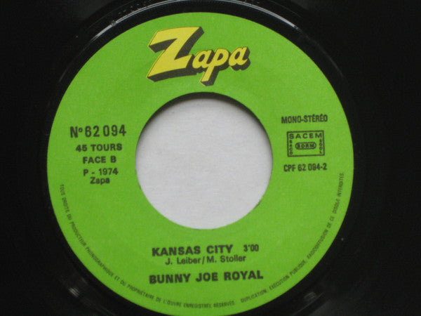 Bunny Joe Royal : La Bamba (7", Single)