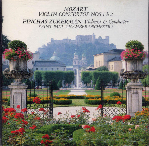 Mozart* - Pinchas Zukerman, Saint Paul Chamber Orchestra* : Violin Concerti Nos. 1 & 2 (CD, Album)