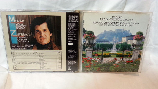 Mozart* - Pinchas Zukerman, Saint Paul Chamber Orchestra* : Violin Concerti Nos. 1 & 2 (CD, Album)