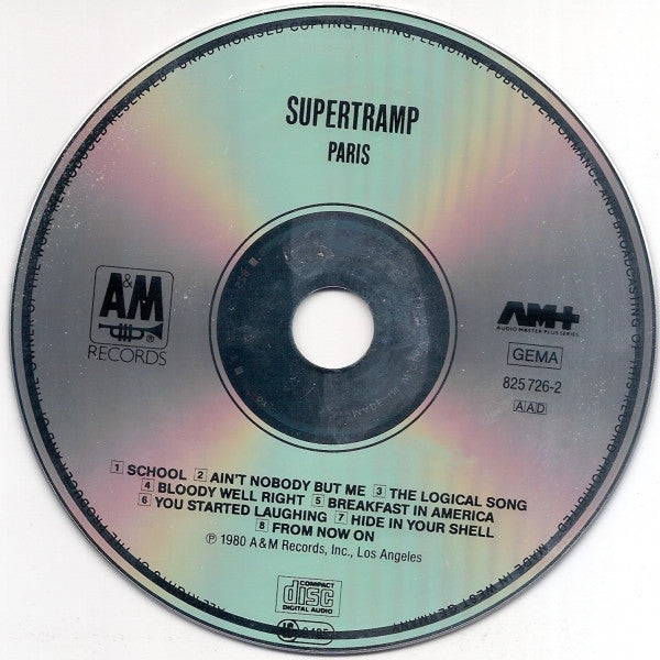 Supertramp : Paris (2xCD, Album, RE, PDO)