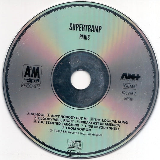 Supertramp : Paris (2xCD, Album, RE, PDO)