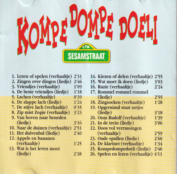 Bert & Ernie : Kompe Dompe Doeli - Nieuwe Avonturen Met Bert & Ernie (CD, Album)