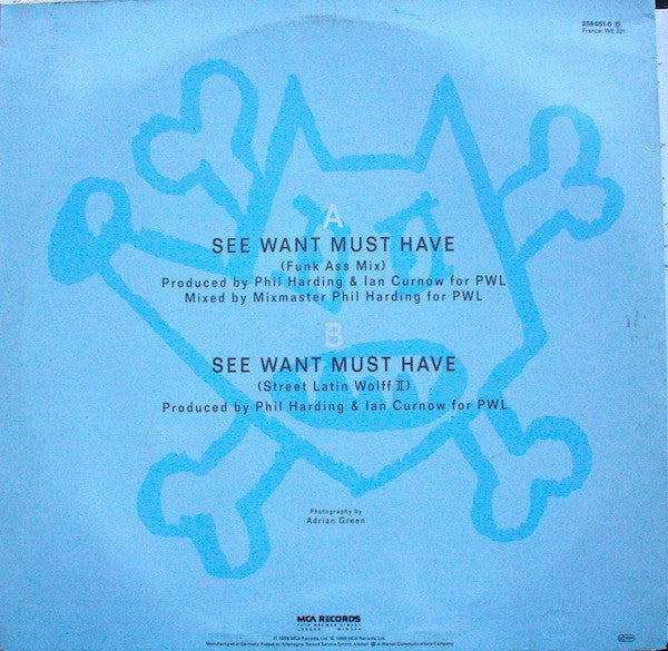 Blue Mercedes : See Want Must Have (12", Single)
