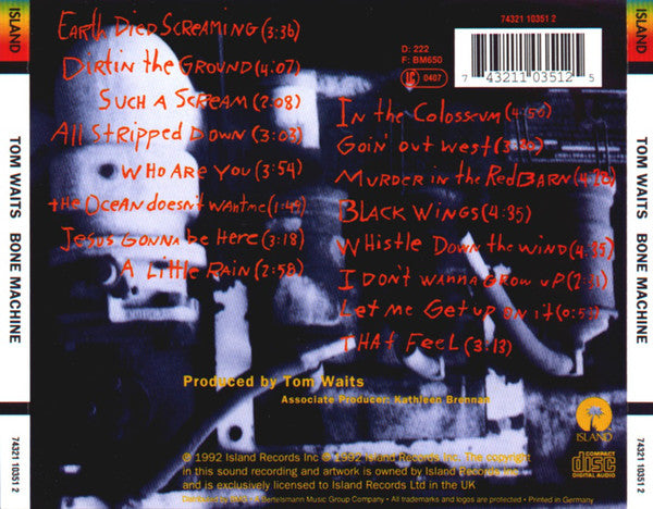 Tom Waits : Bone Machine (CD, Album)