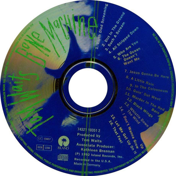 Tom Waits : Bone Machine (CD, Album)