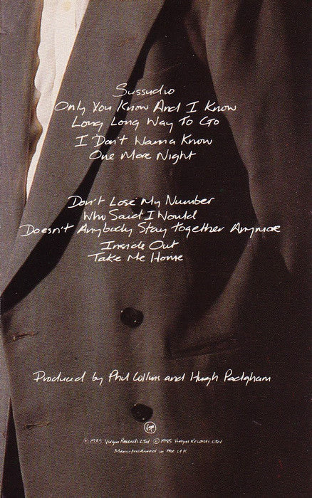 Phil Collins : No Jacket Required (Cass, Album, RP, Bla)