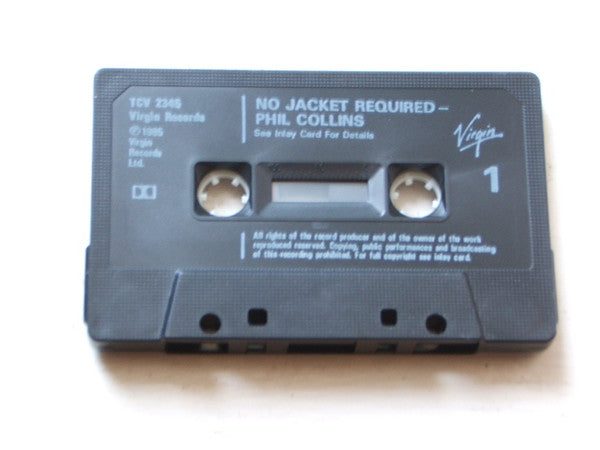 Phil Collins : No Jacket Required (Cass, Album, RP, Bla)