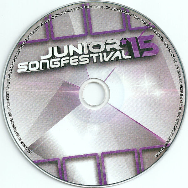 Various : Junior Songfestival '15 (CD, Album + DVD-V)