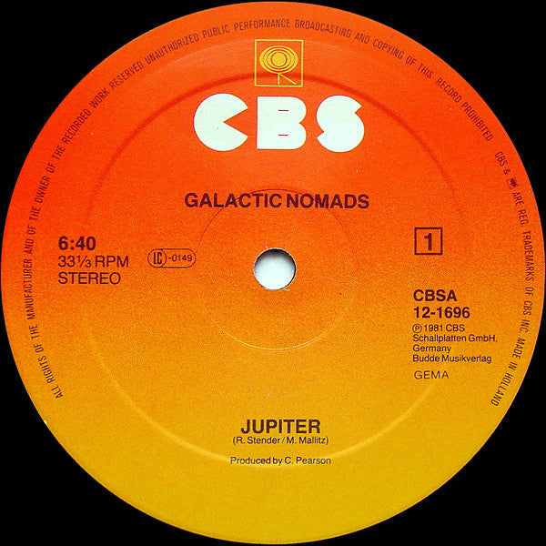 Galactic Nomads : Jupiter (12")