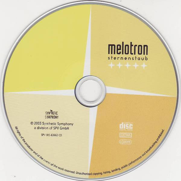 Melotron : Sternenstaub (CD, Album)