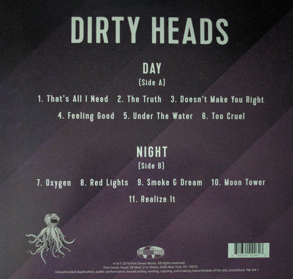 The Dirty Heads : Dirty Heads (LP, Album, Tra)