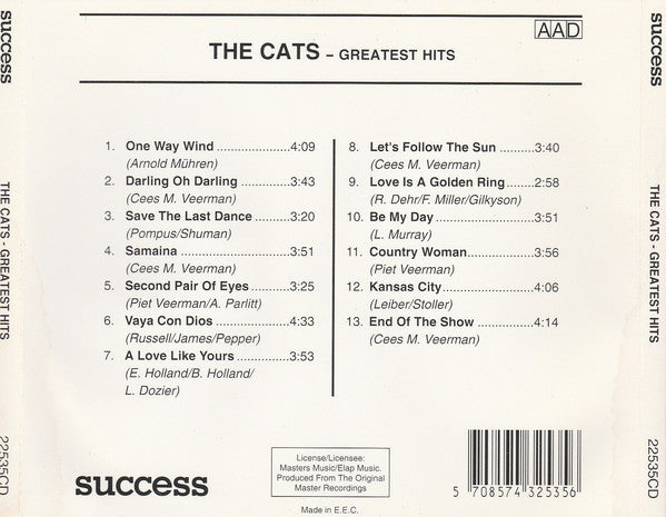 The Cats : Greatest Hits (CD, Comp)
