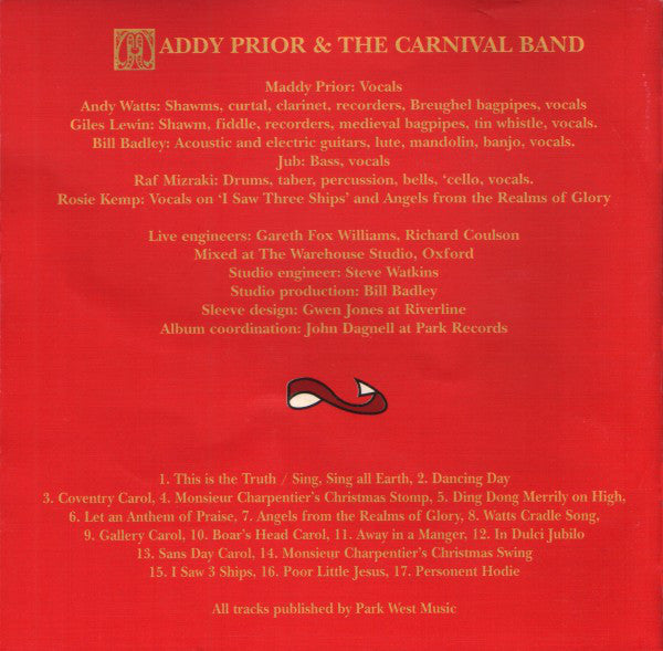 Maddy Prior & The Carnival Band : Carols At Christmas (CD, Album)