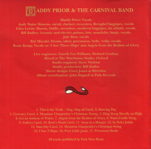Maddy Prior & The Carnival Band : Carols At Christmas (CD, Album)