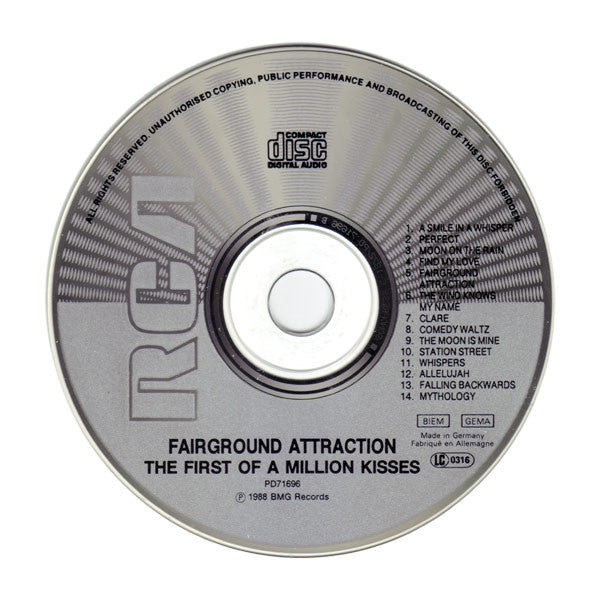 Fairground Attraction : The First Of A Million Kisses (CD, Album)