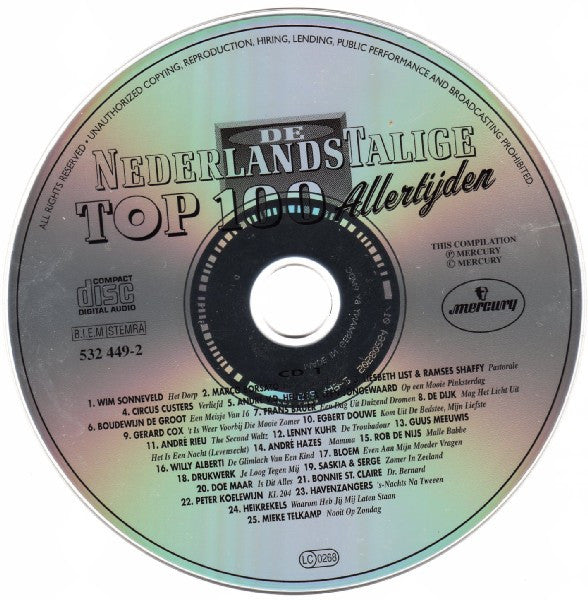 Various : De Nederlandstalige Top 100 Allertijden (4xCD, Comp)