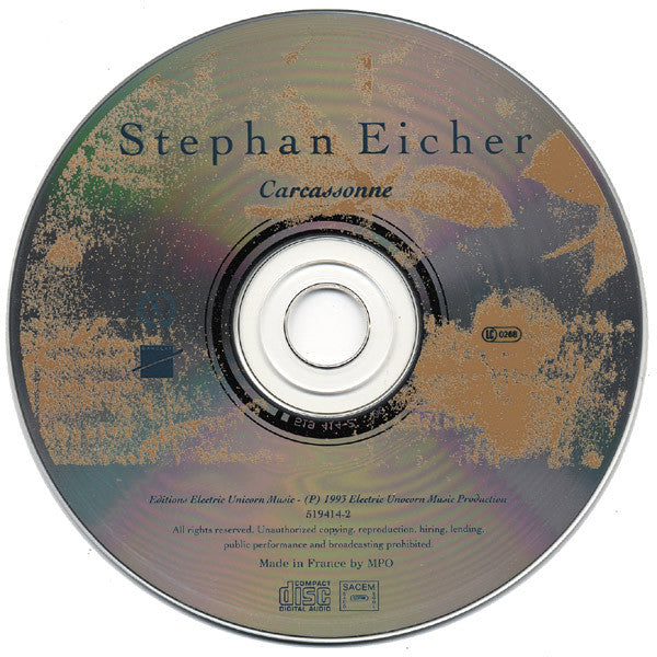 Stephan Eicher : Carcassonne (CD, Album)