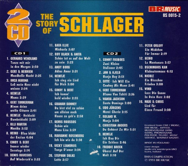 Various : The Story Of Schlager - 36 Schlagerhits (2xCD, Comp + Box)