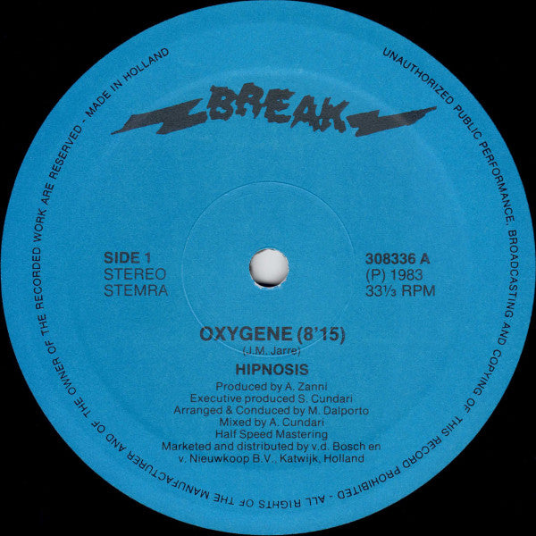 Hipnosis : Oxygene (12", M/Print)