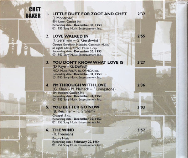 Chet Baker : 1953-1974 (CD, Comp, Dig)