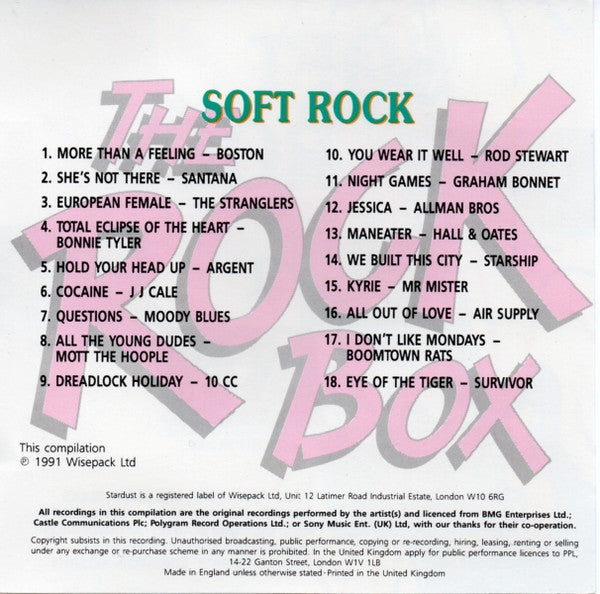 Various : Soft Rock (CD, Comp)