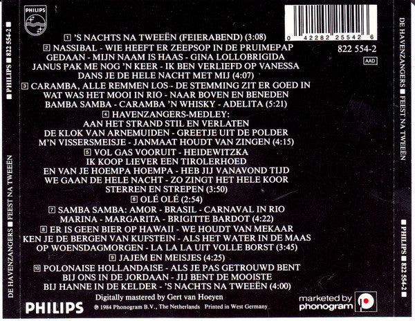 De Havenzangers : Feest Na Tweeën (CD, Album, RE)