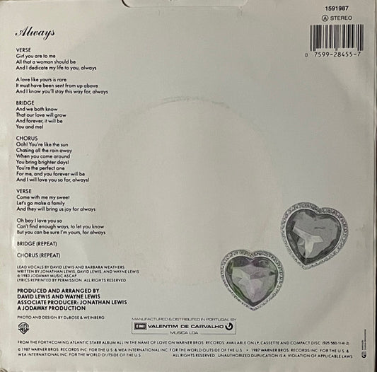 Atlantic Starr : Always (7", Single)