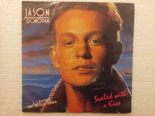 Jason Donovan : Sealed With A Kiss (7", Single)
