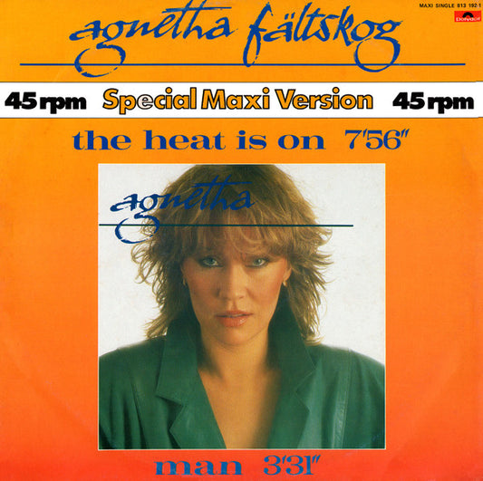 Agnetha Fältskog : The Heat Is On (12", EP, Maxi)