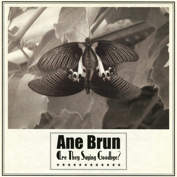 Ane Brun : Are They Saying Goodbye? (CD, Single)