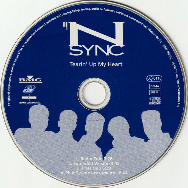 *NSYNC : Tearin' Up My Heart (CD, Maxi)