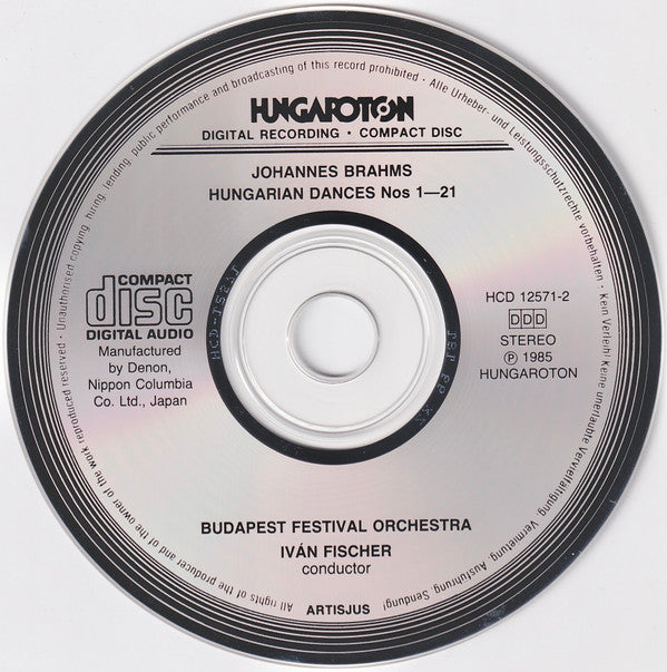 Johannes Brahms - Budapest Festival Orchestra / Ivan Fischer : Hungarian Dances (CD)