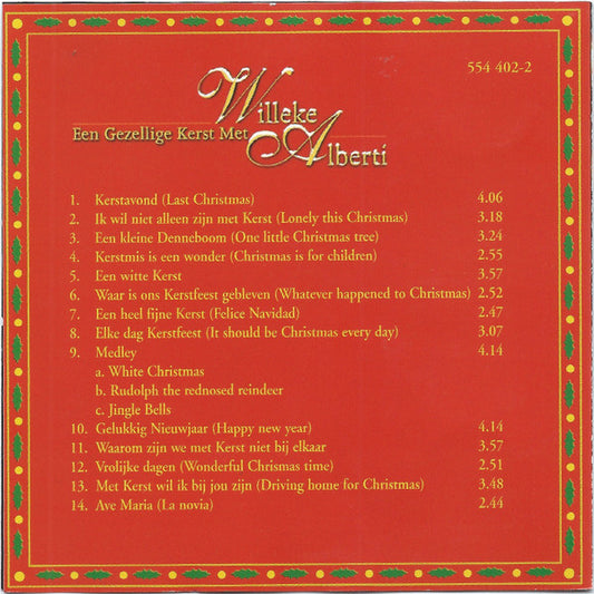 Willeke Alberti : Een Gezellige Kerst Met Willeke Alberti (CD, Album)