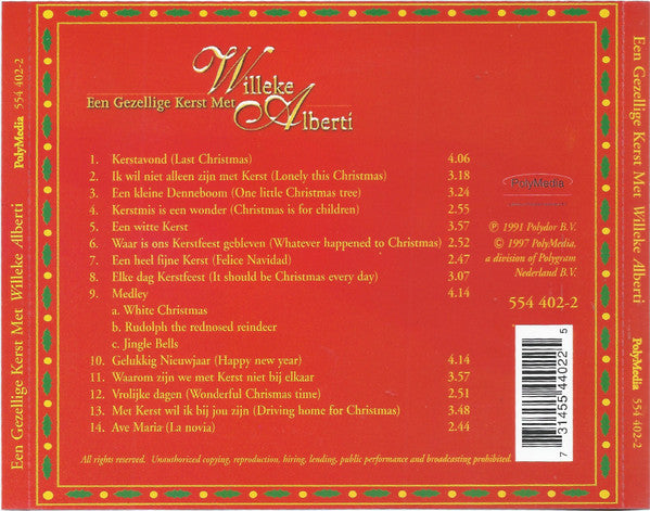 Willeke Alberti : Een Gezellige Kerst Met Willeke Alberti (CD, Album)