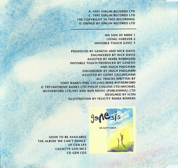 Genesis : No Son Of Mine (CD, Maxi, Vol)