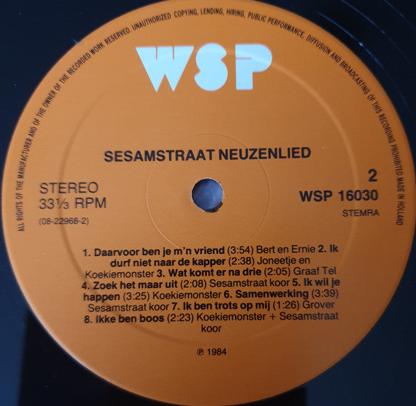 Sesamstraat : Neuzenlied ... En Andere Hits Uit Sesamstraat! (LP, Comp)