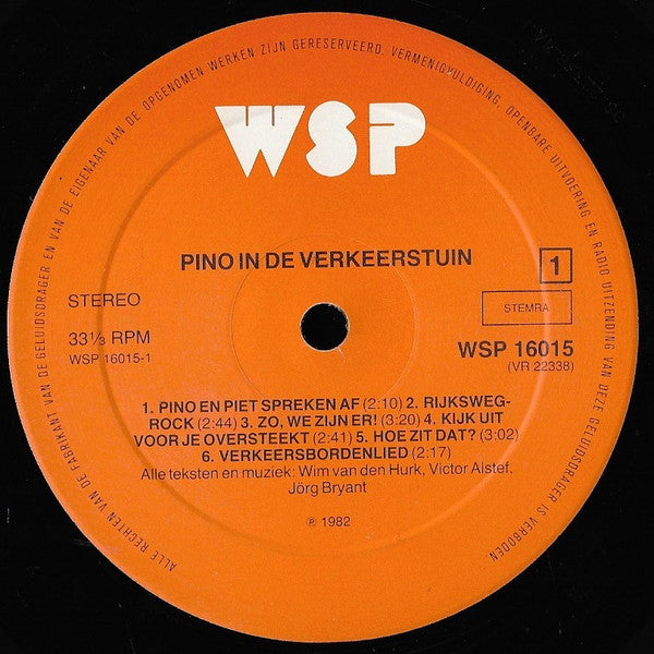 Sesamstraat : Pino In De Verkeerstuin (LP, Album)