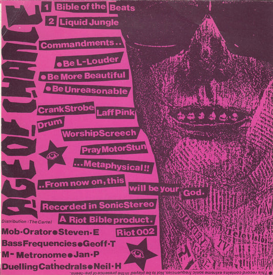 Age Of Chance : Bible Of The Beats (7", Single)