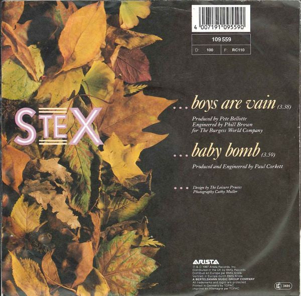 Stex : Boys Are Vain (7", Single)