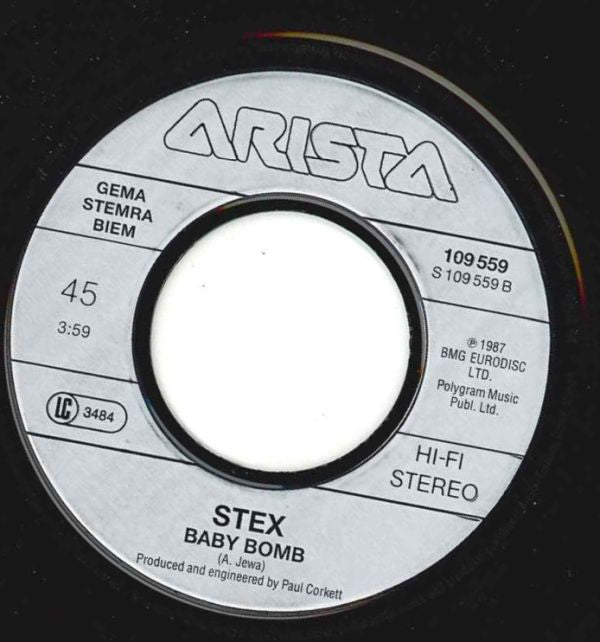 Stex : Boys Are Vain (7", Single)