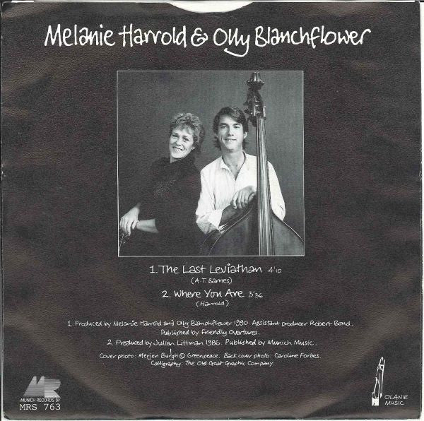 Melanie Harrold & Olly Blanchflower : The Last Leviathan (7", Single)