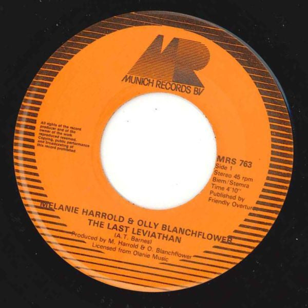 Melanie Harrold & Olly Blanchflower : The Last Leviathan (7", Single)
