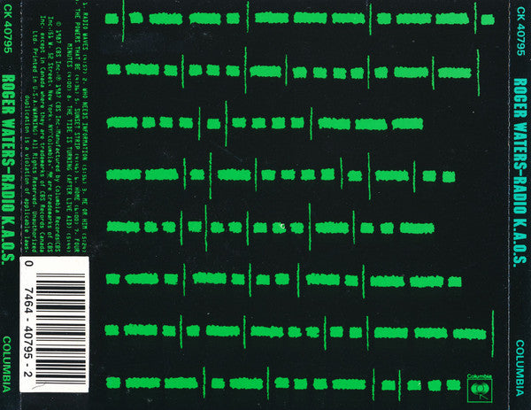 Roger Waters : Radio K.A.O.S. (CD, Album)