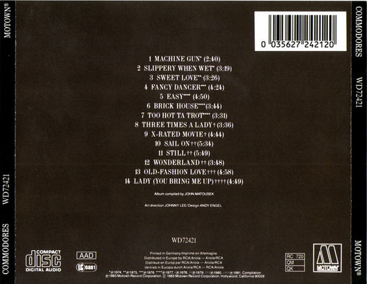Commodores : 14 Greatest Hits (CD, Comp, RE)